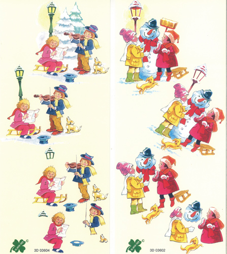 White Christmas Pack of 2 designs - C0367