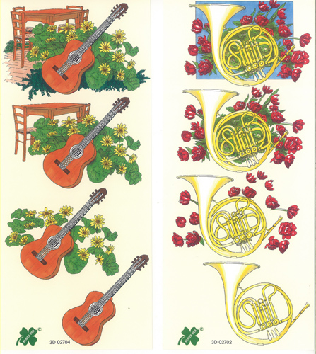 Giutar Pack of 2 designs - C0368