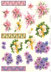 Flowers and Borders - E522N