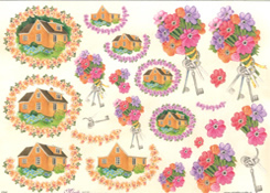 Silver Wedding Keys and Dream House - E595