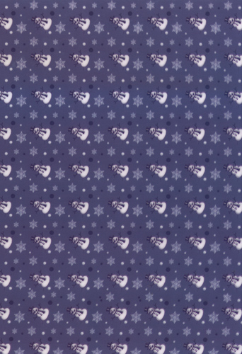 Value Vellums pack 10 sheets Purple Snowmen - GCP2012