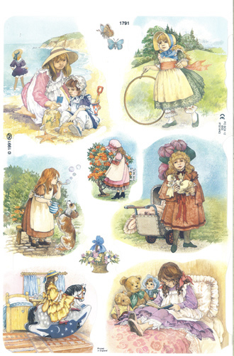 Little Girls Busy Day - S1791