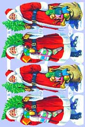 Santa arrives for Xmas - S785
