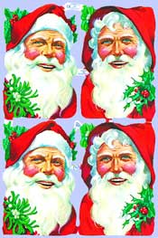 Father Christmas Face - S787
