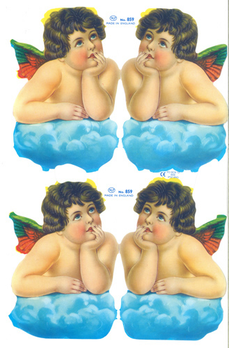 4 Large Angels 2 each of the same design - S859