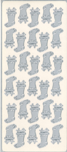 Christmas Stockings Silver - T02