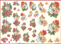 Lanterns and Flowers - X284