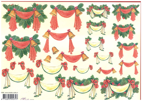 Step by Steps 4 designs Christmas Bells - X369