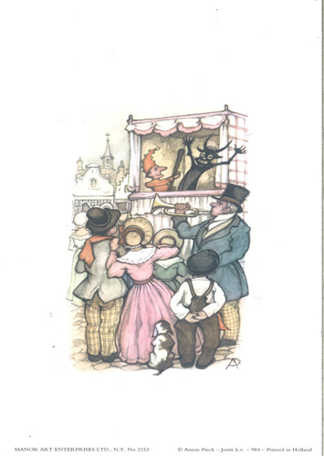 Punch and Judy Size 3 x 5 - 1915