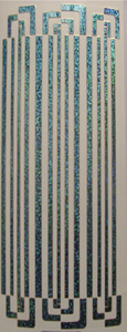 078SB-Peel Straight Lines and Corners Holographic Sky Blue -XP6573