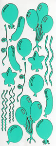 079SGR-Peel Balloons Colour: Soft Green - XP6414