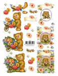 Flower Teddy - 118594