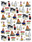 Cows and Bucket - Girl and Flowers - Cheesemen - Lighthouse - 118855