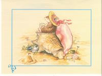 Miss Mouse At The Seaside 8 x 10 pack of 6 prints - 1234174