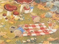 Woodland picnic 8 x 10 Pack of 6 prints - 1234177