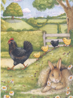 Farmyard Friends 10 X 8 Pack of 6 Prints - 123471