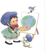 Little Artist 1 pack of 6 prints - 1576