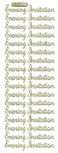 Evening Invitation Gold - 163G-Peel