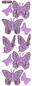 186SL-Peel Butterflies Colour Soft Lilac - XP5801