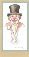 Anton Pieck The Clown packs of 6 prints Size 3 x 5 - 1924