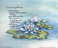 Print Contemplation 736 Print Size 10 x 8 - 2022