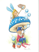 At The Bottom Of The Garden 3 10 x 8 - 2052