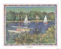 Sailing on the lake pack of 6 prints Size 10 x 8 - 206