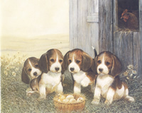 First Peep Pups 8058 Print Size 10 x 8 - 2167