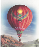 Hot Air Ballons B Pack o 6 prints Size 10 x 8 - 219