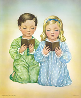 Praying Children 10698 Print Size 10 x 8 - 2346