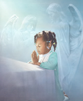 Her Guardian Angel 1123 PRint Size 10 x 8 - 2369