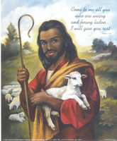 Jesus Shepherd B 19977 Print Size 10 x 8 - 2377