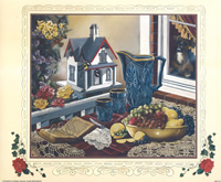 Bird House with Dog 52101 Print Size 10 x 8 - 2396