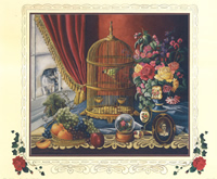 Bird House with Cat 52111 Print Size 10 x 8 - 2397