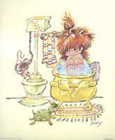 Jenny in Tub 8404 Print Size 10 x 8 - 2442