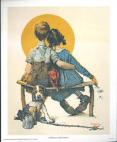 Rockwells Sweethearts 7545 Print Size 10 x 8 - 2466