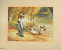 Boy with Ducks 51174 Print Size 10 x 8 - 2470