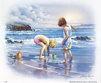 Boys at the Beach 1033 Print Size 10 x 8 - 2481