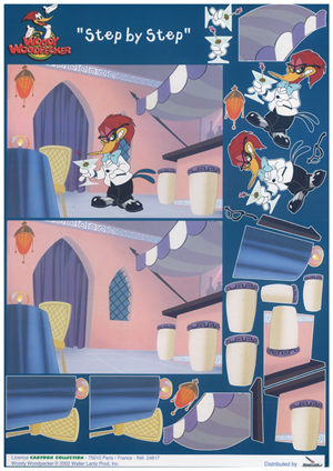 Woody Woodpecker A4 Sheet - 24817REF B