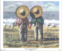 Straw Hatted Friends 3 99819 Print Size 10 x 8 - 2556