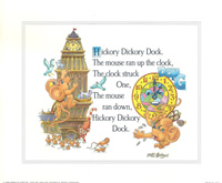 Hickory Dickory Dock 8127 Print Size 10 x 8 - 2571
