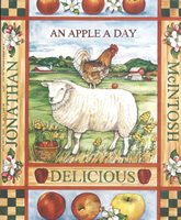 An Apple A Day Sheep and Chickhen 8741 Print Size 10 x 8 - 2615