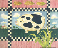 Country Pig 1087 Print Size 10 x 8 - 2648