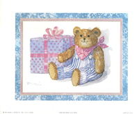 Teddy and Present 6917 Print Size 10 x 8 - 2664