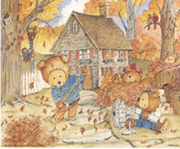 Autumn Chores 53016 Print Size 10 x 8 - 2678