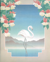 Framed Stork NP 50902 Print Size 10 x 8 - 2692