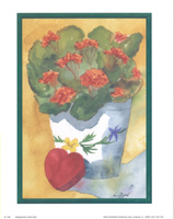 Flowers And Hearts NP 8-1156 Print Size 10 x 8 - 2715