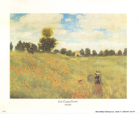 Monet Les Coquelicots NP 8-398 Print Size 10 x 8 - 2717