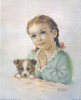 A Childs Pray P18 10610 Print Size 10 x 8 - 2718