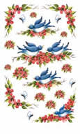 Blue Bird Rub On - 284KRE